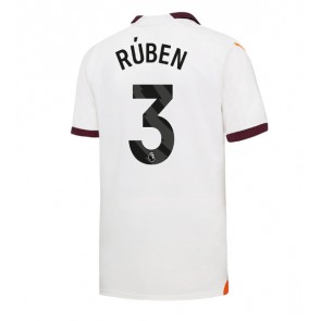 Manchester City Ruben Dias #3 Gostujuci Dres 2023-24 Kratak Rukavima